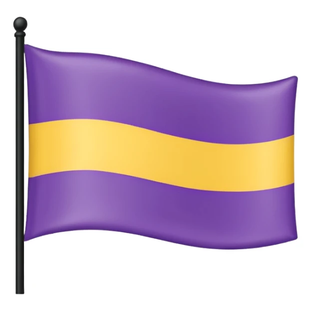 Nonbinary pride flag that goes from the top (black, white ,yellow) to the end (purple) sticker