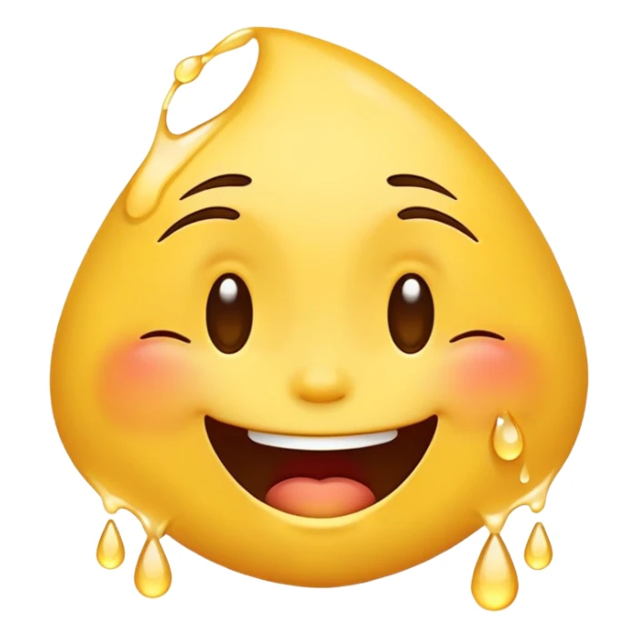An emoji with happy tears that’s laughing and crying at the same time  sticker