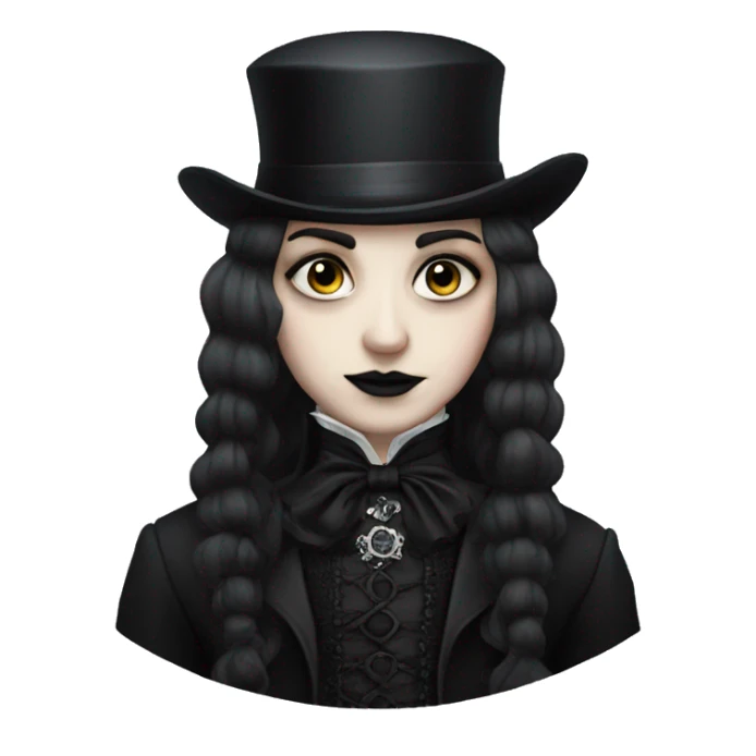 goth Victorian  sticker