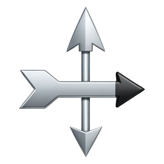 an arrow pointing upward with the word ARISE sticker