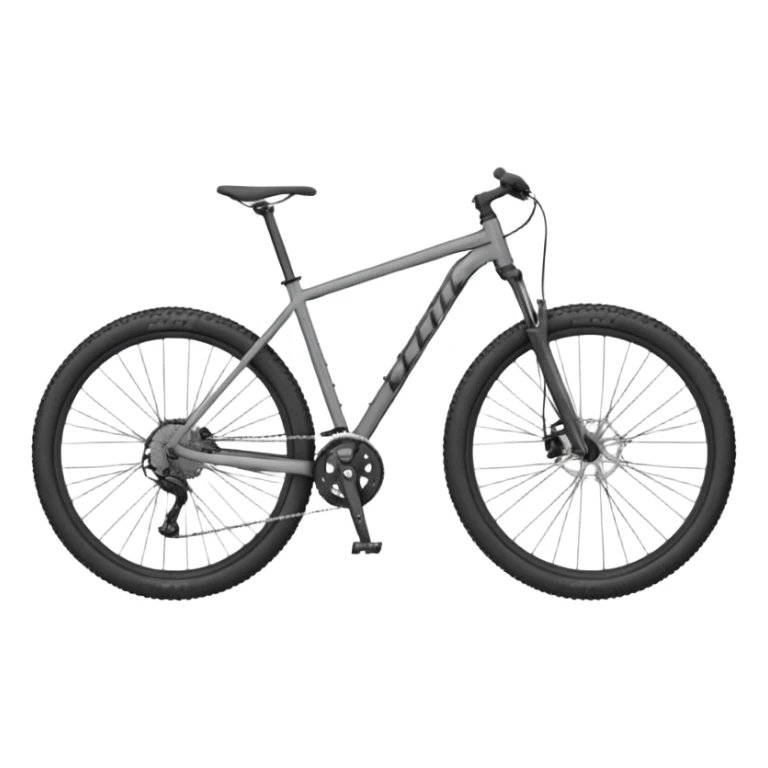 Bicicleta MTB Scott color gris obscuro sticker