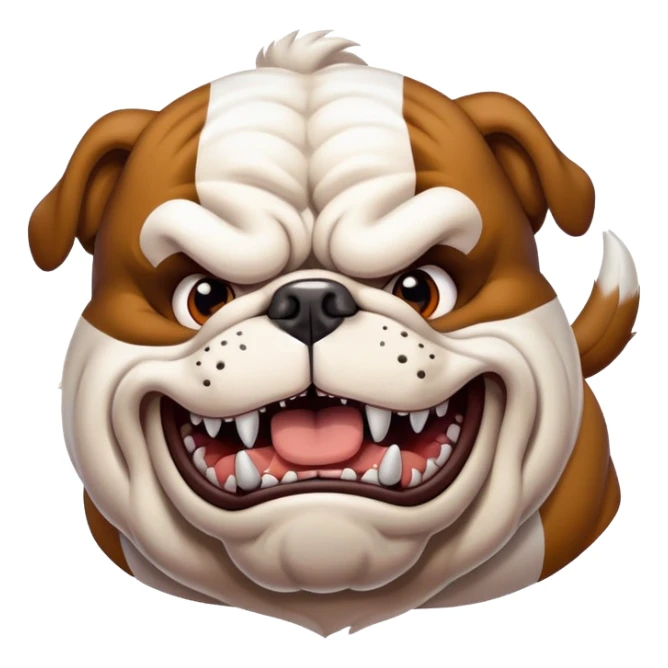 Mad bulldog sticker