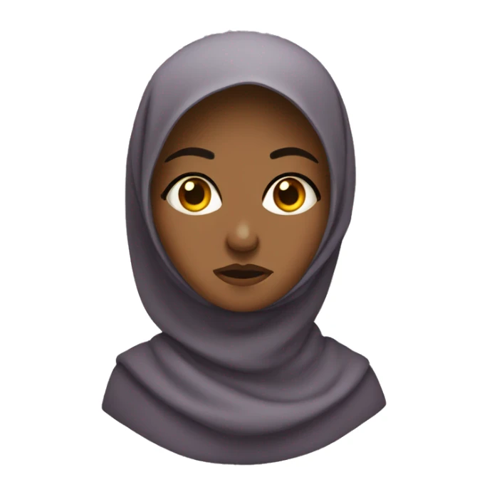African muslimah annoyed  sticker