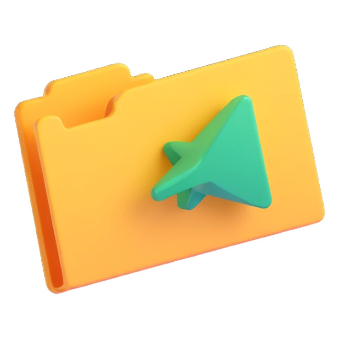 3D style illustration of a label with a check icon on it sticker