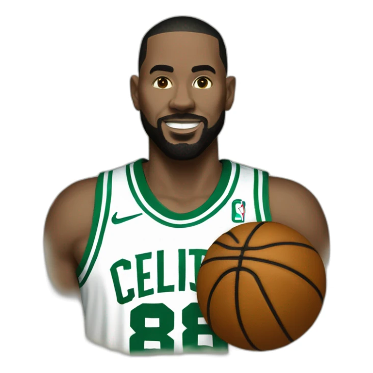 james p sullivan with green boston celtics jerssey sticker