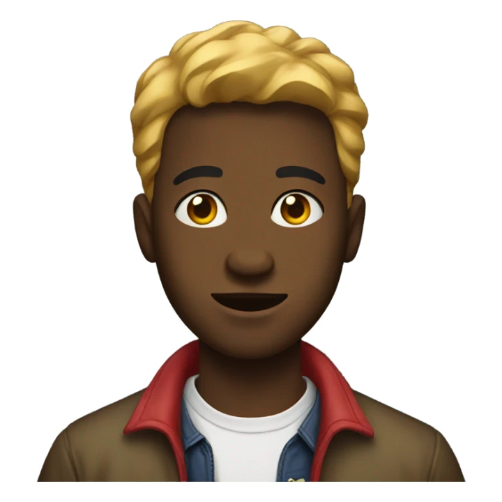 Black person in a frat sticker