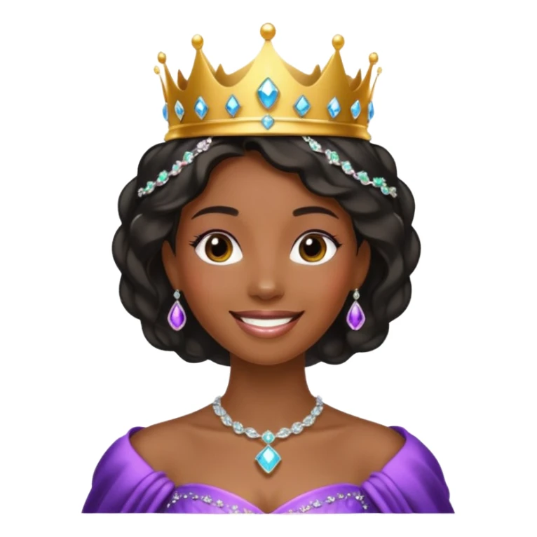 princesa negra sticker