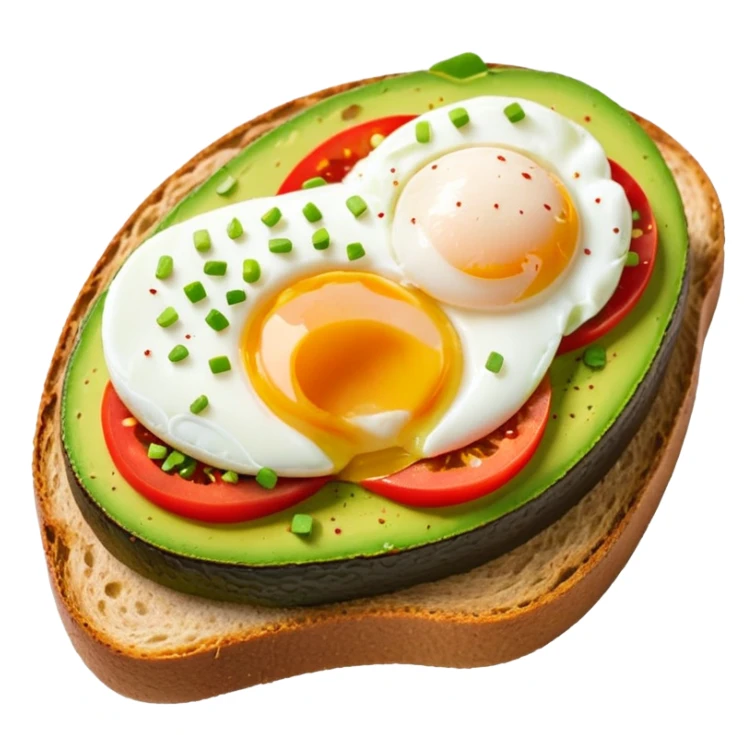 beautiful avocado toast awesome meal sticker