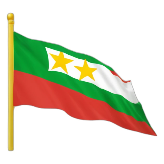 Drapeau suriname étoile jaune gauche sticker