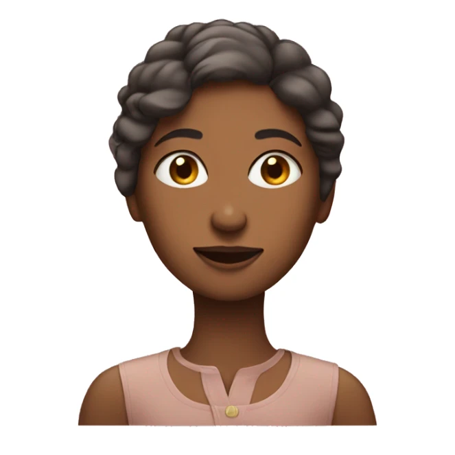 Woman starting to grow beard sticker