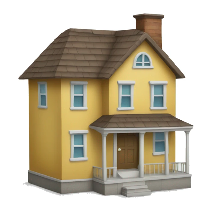 happy house going to the mall for a shopping trip sticker