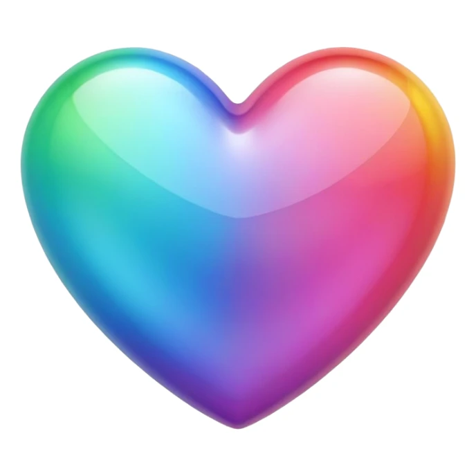 crea nuovi cuori di tanti colori sticker