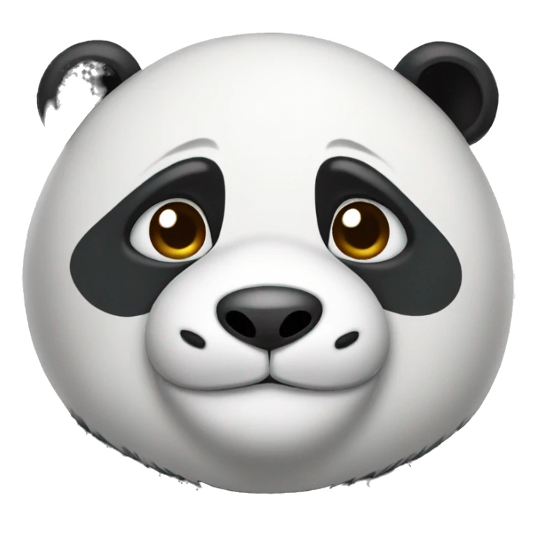 Headshot of an Adult Panda sticker