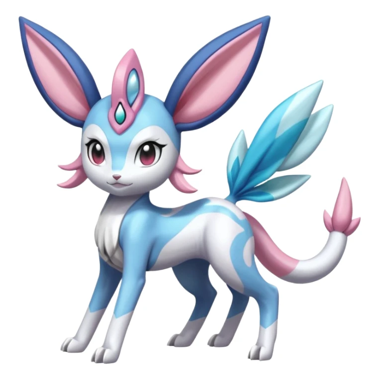 Meloetta-Sylveon-Dialga-Suicune-Palkia-fusion sticker