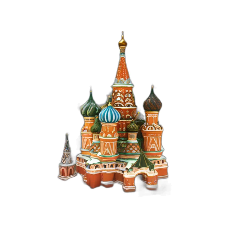 moscow city new year sticker