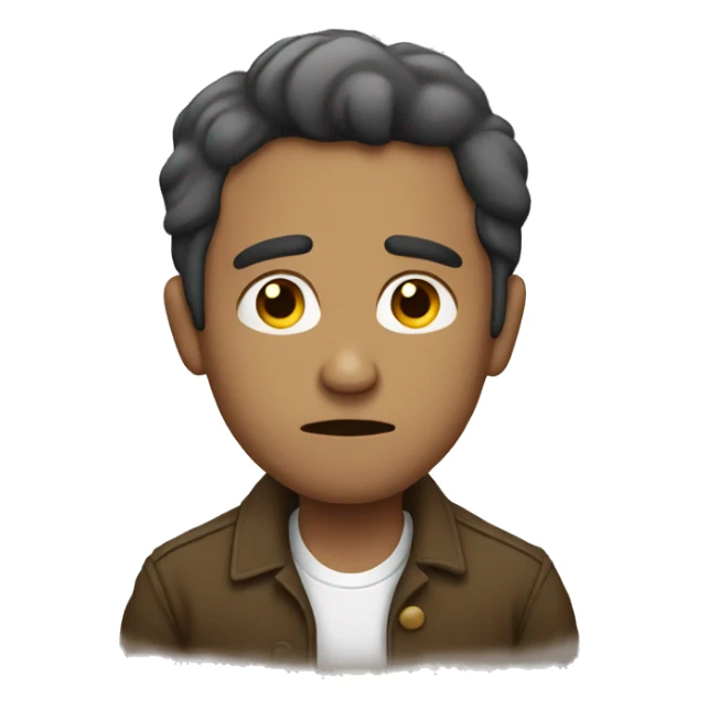 Hombre triste  sticker