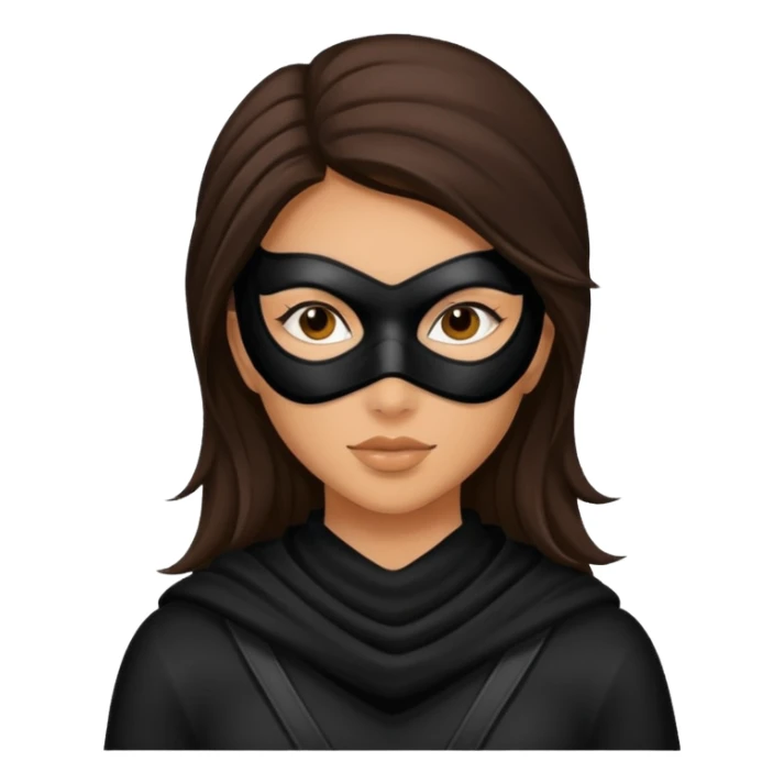 thief  brunette woman sticker