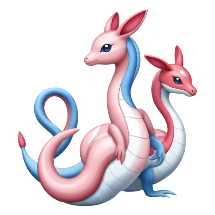 Milotic-Sylveon-Dragonair-Pokémon full body sticker