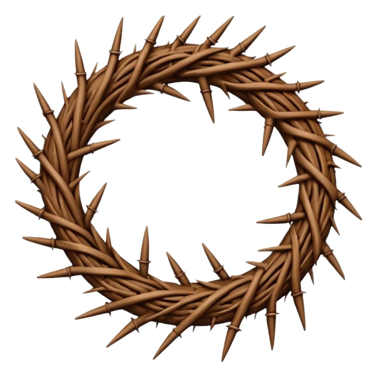 crown of thorns  sticker