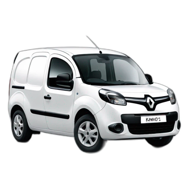 renault kangoo blanc de côté sans barres de toi sticker