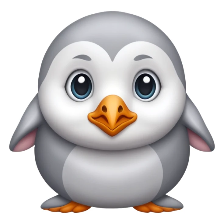 una foca con cara tierna y con manos  sticker