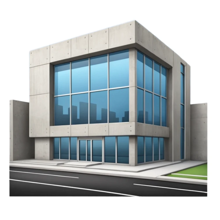 Music recording studio building sticker