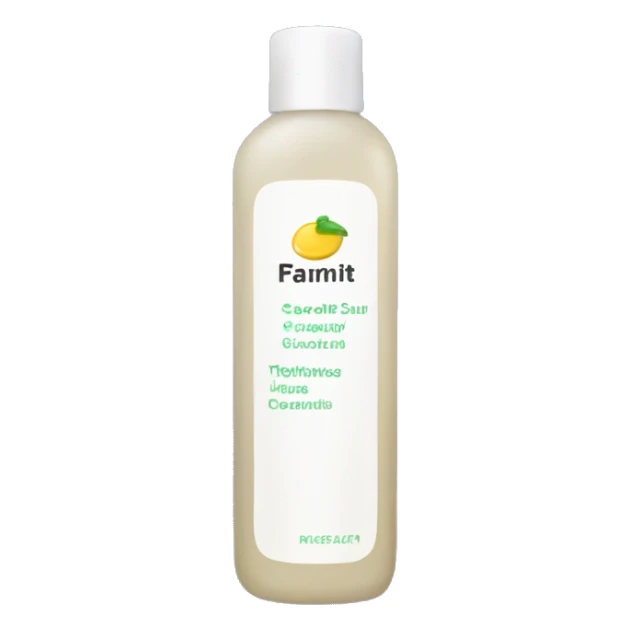 bottle of scalp scrub sticker