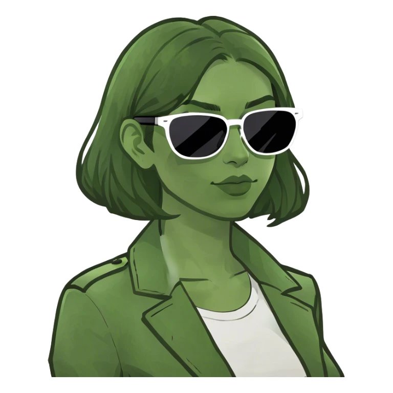 brunette girl who looks like Madison beer  sticker