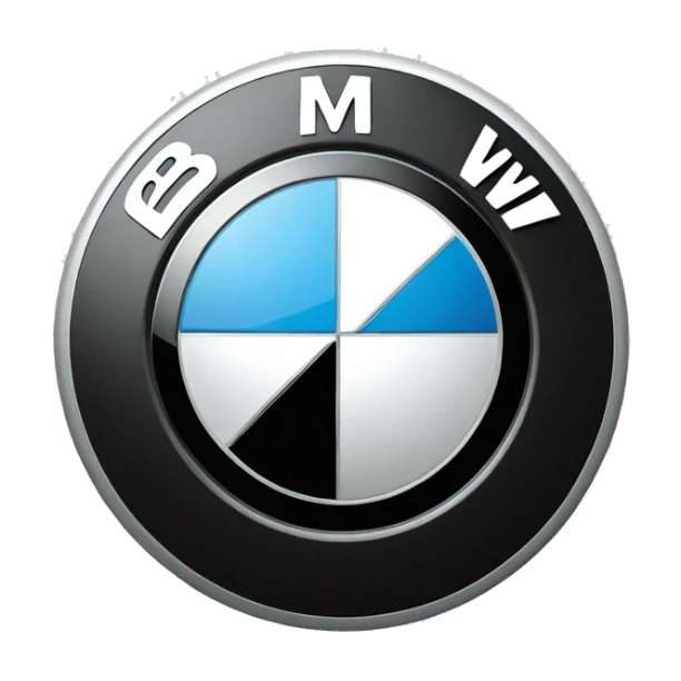 bmw logo sticker