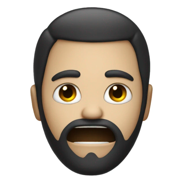 short guy with black hair fighting alien sticker