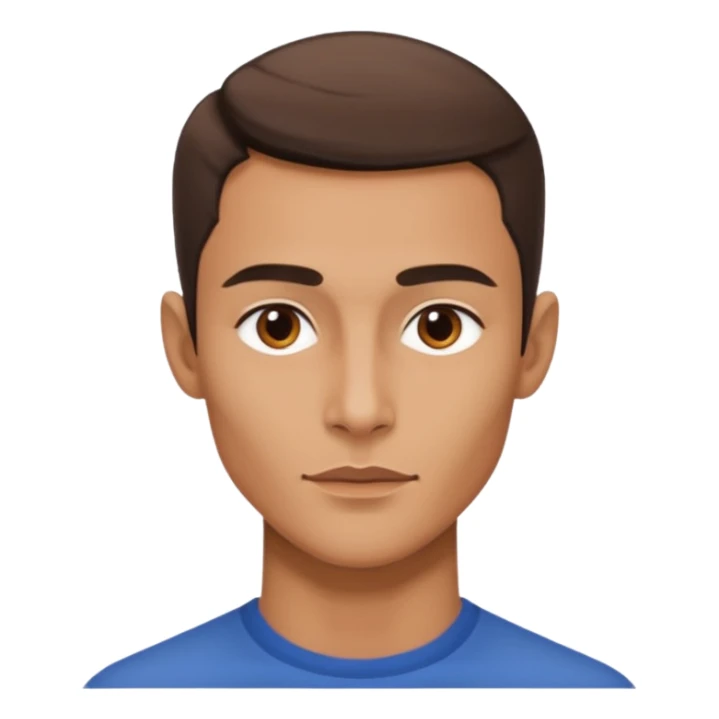 A person who has the sharpest jawline sticker