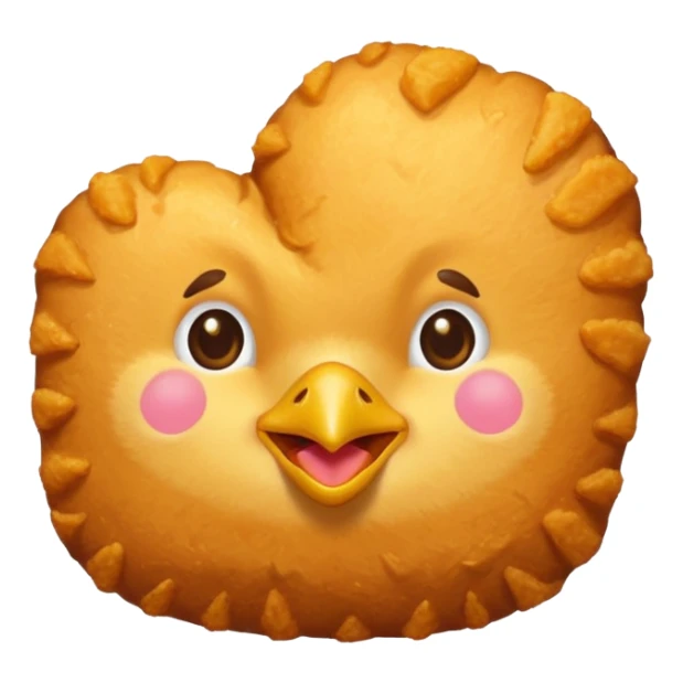 Chicken Nugget food emoji sticker