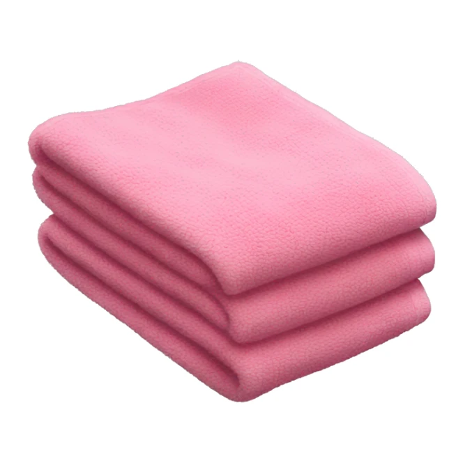 Pink towel sticker