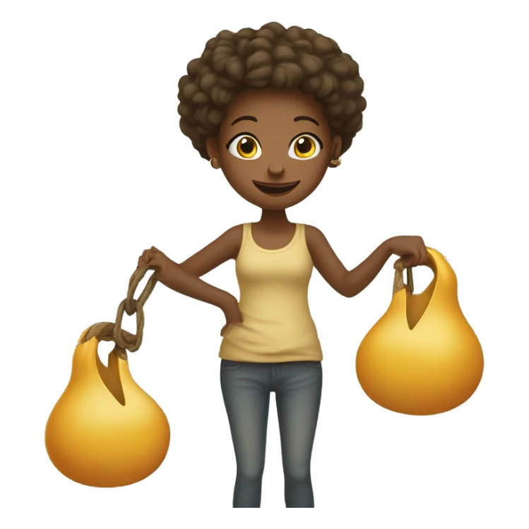 girl holding a sign Hooks Calabash  sticker