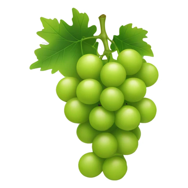 A bunch of green grapes sticker