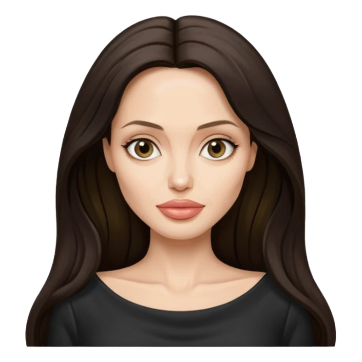 Angelina Jolie up to the waist sticker