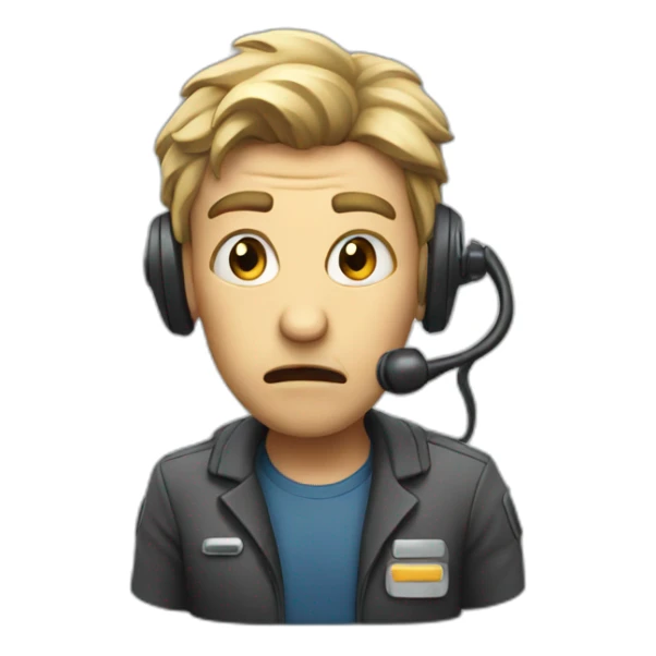 furious teleoperator sticker