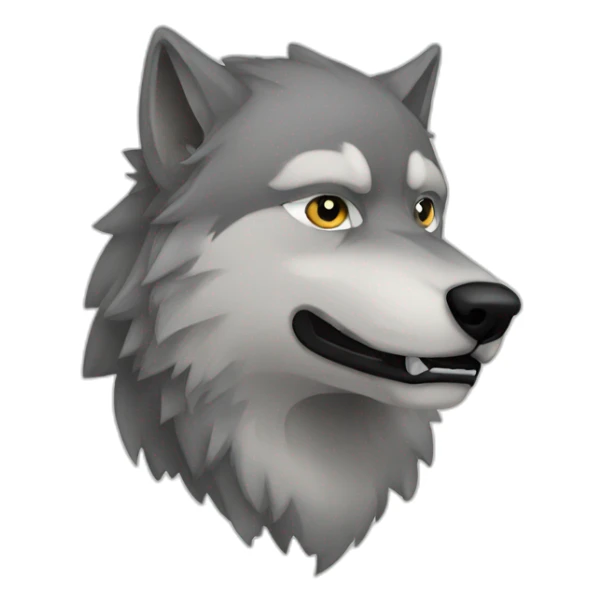 Stark of stark  wolf sticker