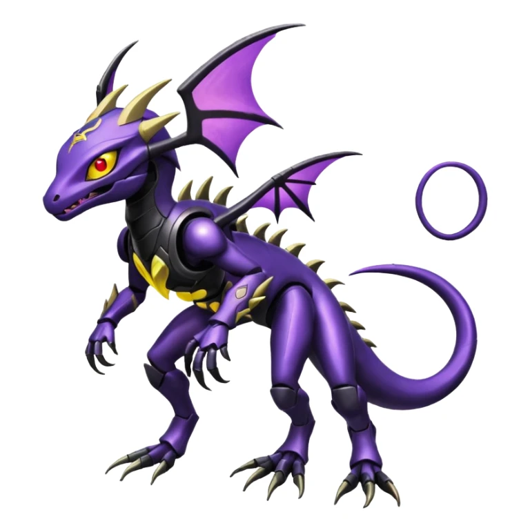 Genesect-Salandit-Lunala-Fakémon-hybrid-creature (full body)  sticker