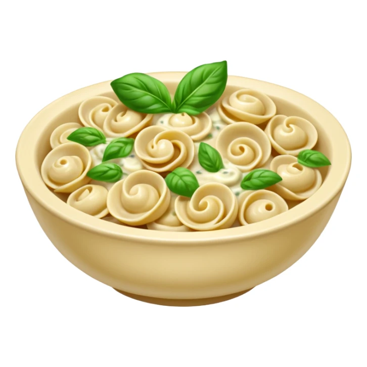 Surreal bowl of orecchiette sticker