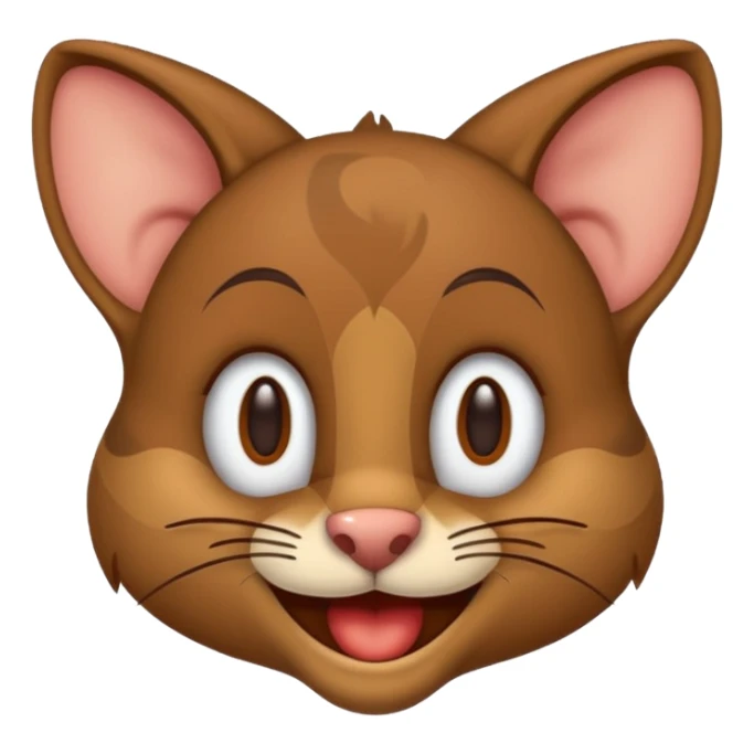  Tom and Jerry emoji com elementos da cultura do Pará, Brasil, sem texto sticker