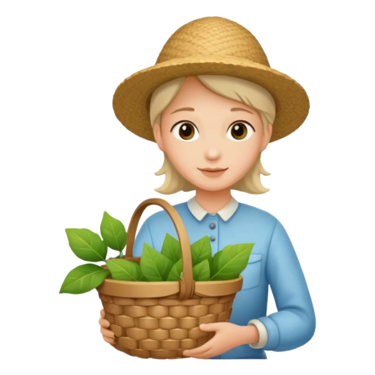 Breeze + leaf basket,Sky Gardener. sticker