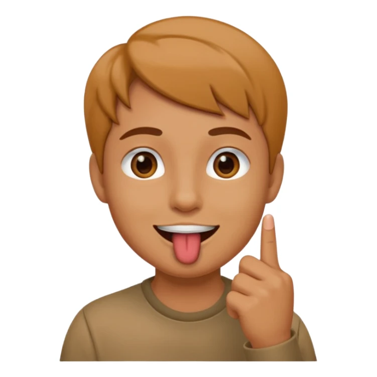 Quiero una cara con un la punta del dedo dentro de la boca modo coqueto sticker