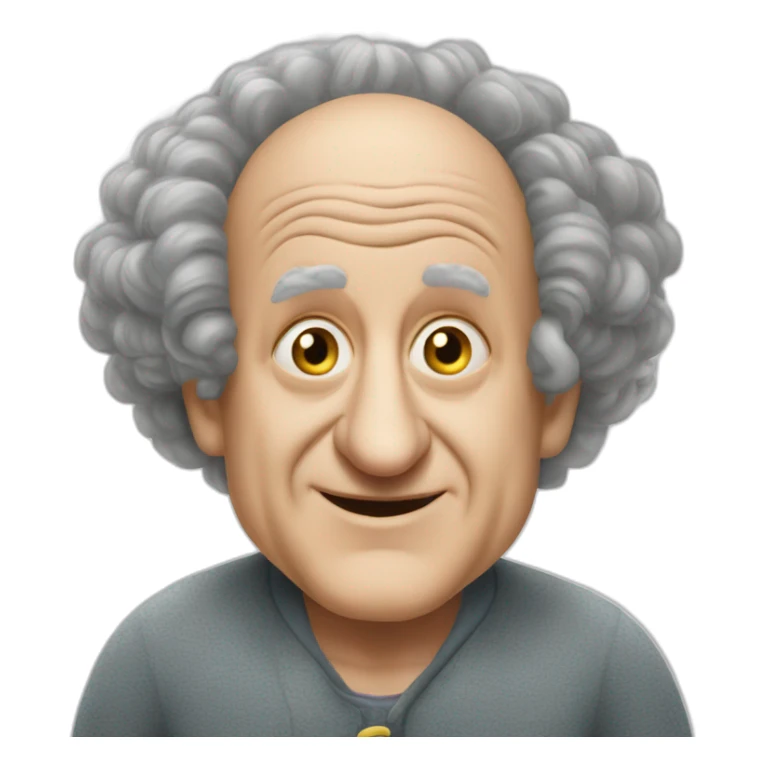 Larry fine of the three stooges sticker