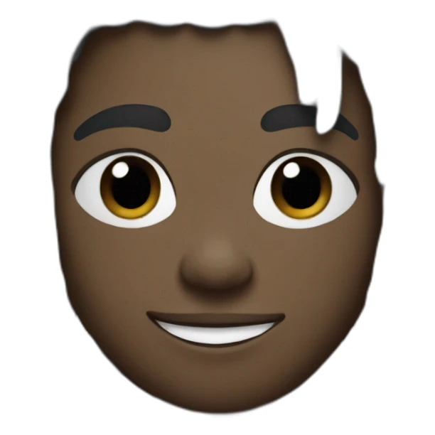 Black high school football player with dreads in black and royal blue uniform sticker