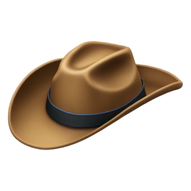 Police cowboy hat sticker