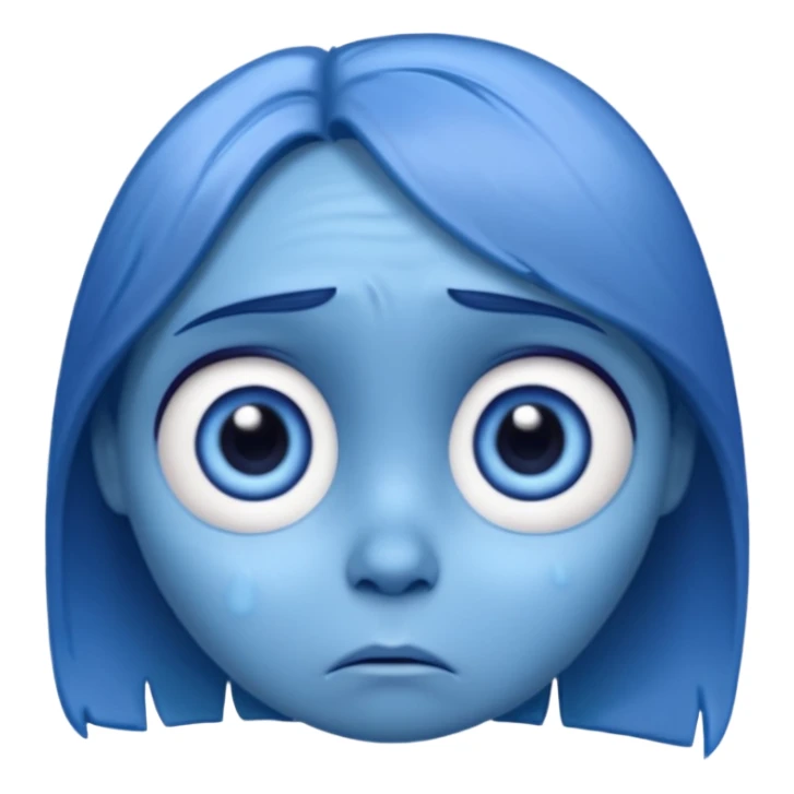 Sadness from the Inside Out movie sticker
