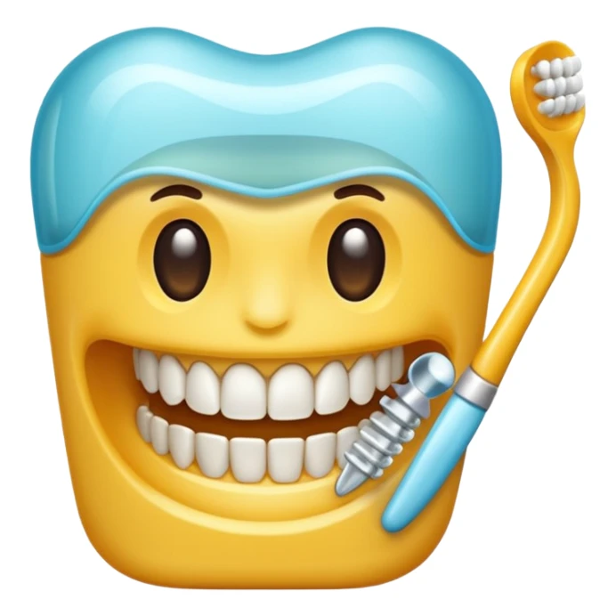 Crear un retenedor dental de plástico  sticker