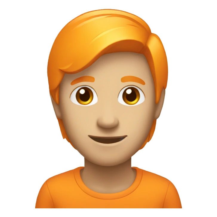 create a check emoji in orange sticker