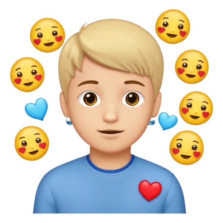 Romantic animated sticker boy
Cute emojis around 😗😏🥰😍😘😚
Fancy Persian text:
[نازنین هیچوقت ولت نمی‌کنم]
Soft animation, love style
 sticker